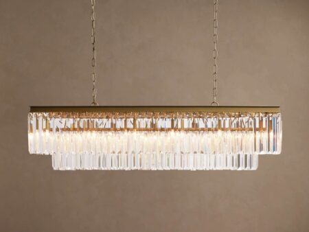 Leyland Tiered Rectangular Chandelier