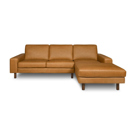 Right At Home Sectional, Right, Golden Tan