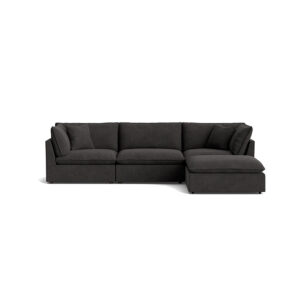 Chill Time 4-Piece Modular Sectional, Dark Shadow