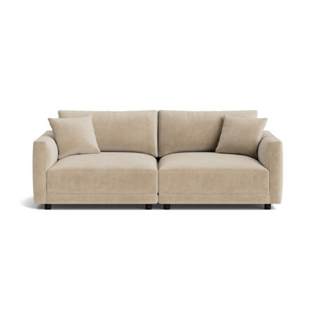 Soft Spot 2-Piece Modular Sofa, Cashew